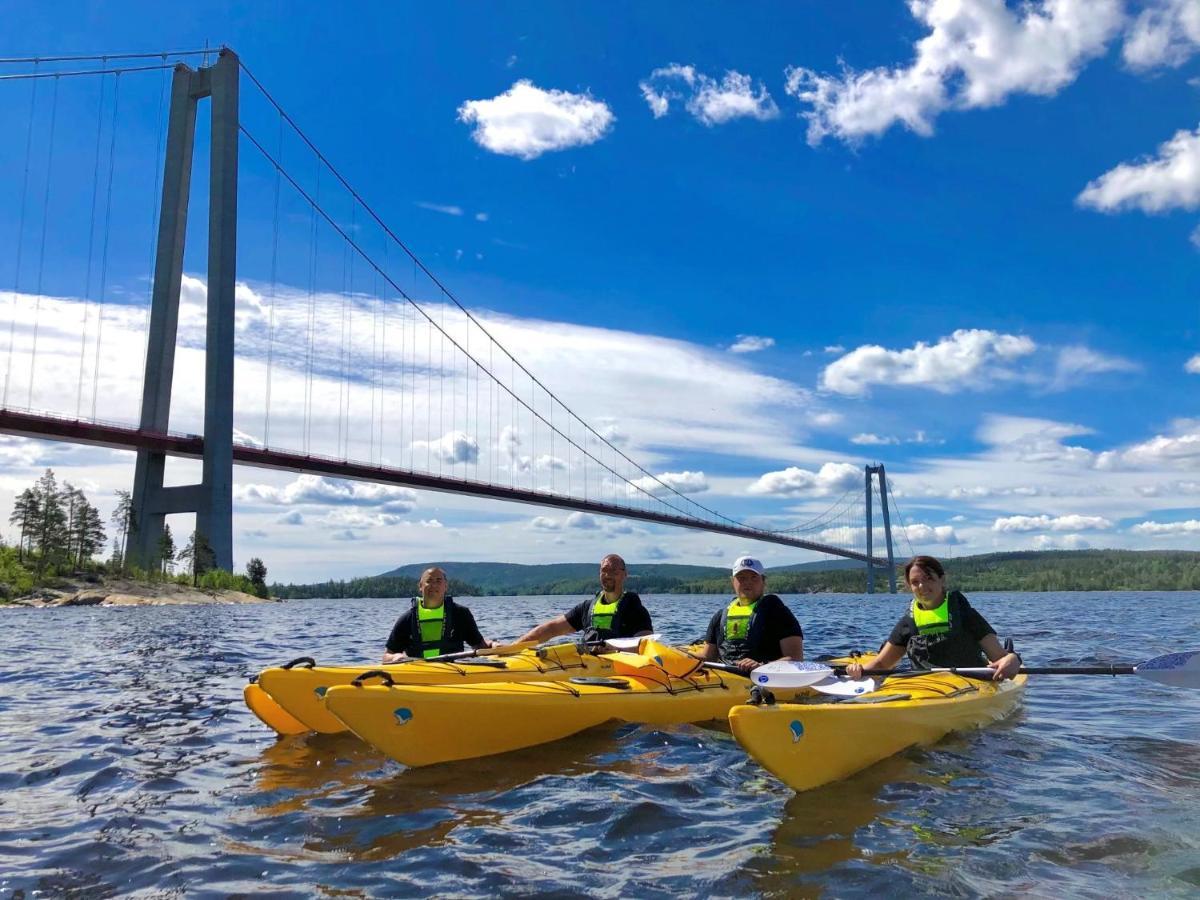 Hotell Hoega Kusten Sandoverken Bagian luar foto